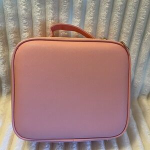 Pink Makeup Case w/ light up removable mirror